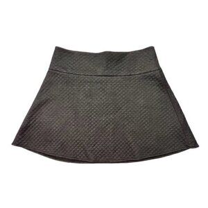 SALE!! 2 for $15 Kenneth Cole NY New York Mini Skirt Womens L Black Quilted